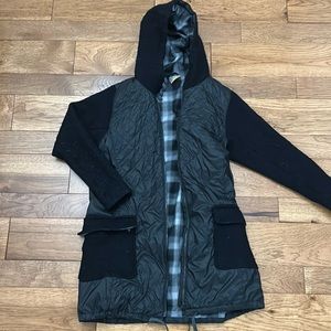 Icebreaker Merino Wool Jacket Plaid puffer